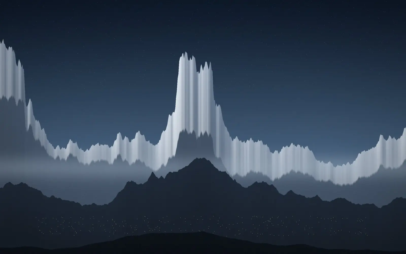 Chamonix valley and the Mont Blanc massif, French Alps