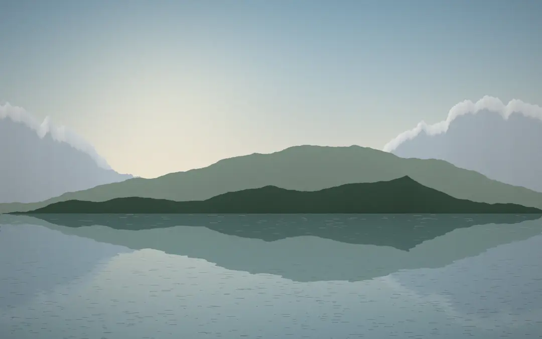 Summer holidays by an Alpine lake